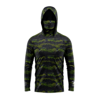 Lava Brush Camo Face Buff Dri Fit Hoodie (Adult/Youth)