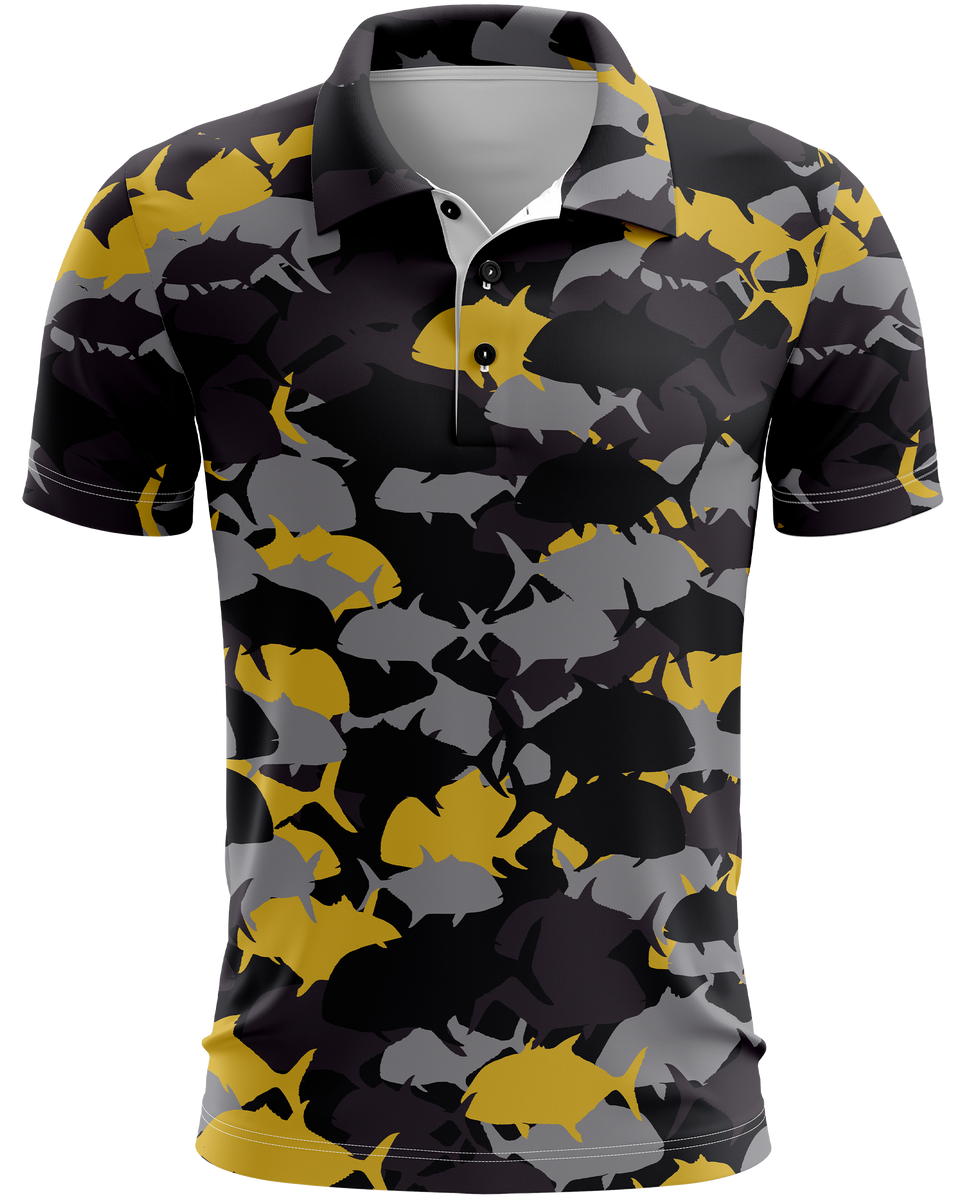 Ulua Gold Camo Dri Fit Polo (Adult/Keiki) – Venture Wetsuits