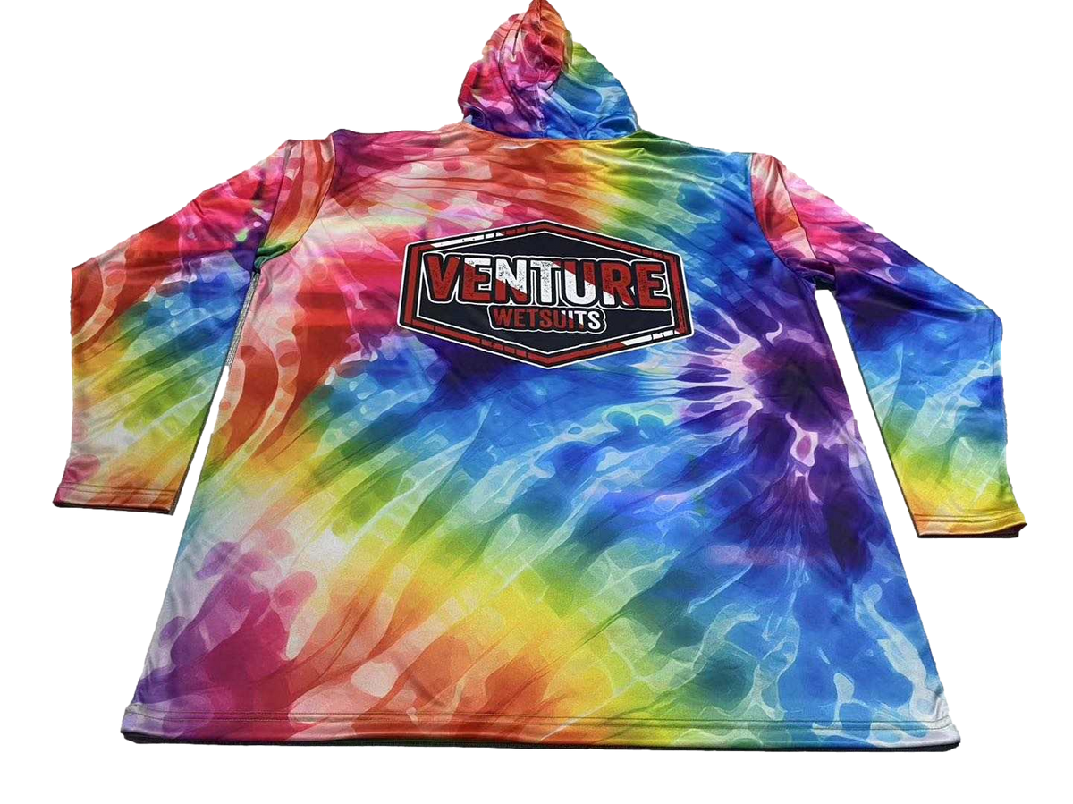 VW Retro Tie Dye Dri Fit Hoodie (Adult/Keiki) – Venture Wetsuits