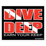 Dive Deep Sticker