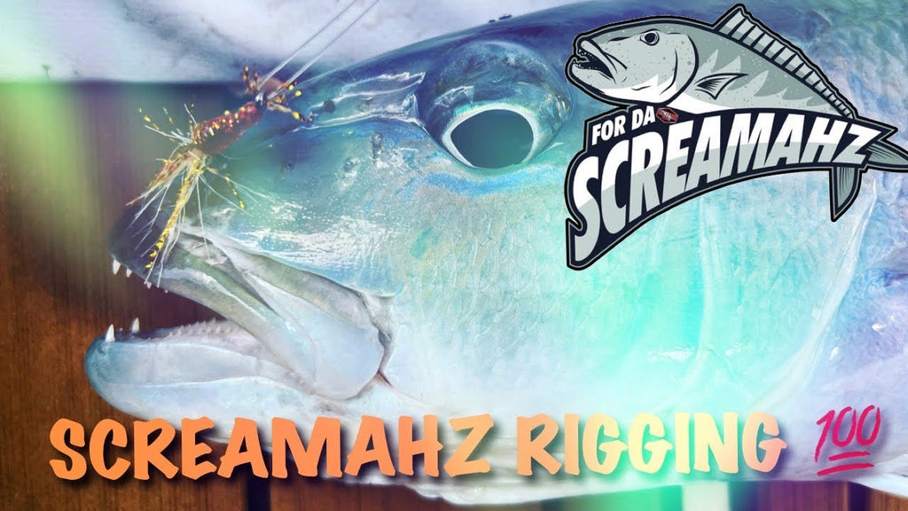 For Da Screamahz Fishing Fly Rigging - Hawaii Fishing With Flies Gear Rigging
