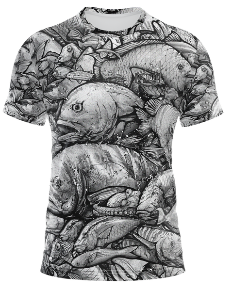 Hawaii Fish Camo Dri Fit T Shirt Adult Keiki