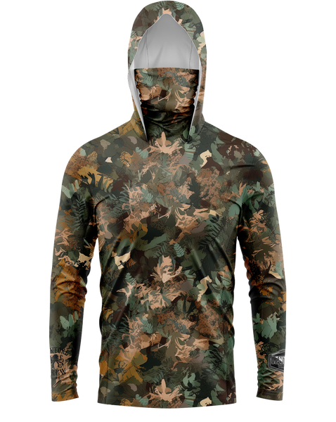 Brush Camo Face Buff Dri Fit Hoodie (Adult/Youth)