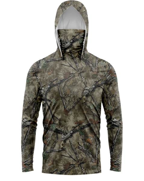 Timber Camo Face Buff Dri Fit Hoodie (Adult/Youth)