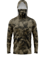 Strata Camo Face Buff Dri Fit Hoodie  (Adult/Youth)