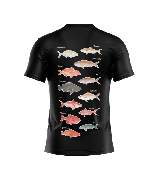 Deep Bottom Fishes Dri Fit T-Shirt (Adult/Keiki)