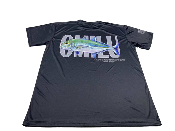 Omilu Black Dri Fit T-Shirt (Adult/Keiki)