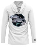 FDS Moi White Dri Fit Hoodie (Adult/Keiki)