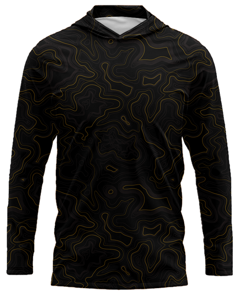 Topo Black/Yellow Dri Fit Hoodie (Adult/Keiki)