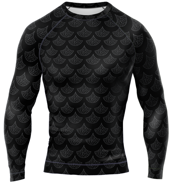 BJJ Deep Water Scales Sport Rash Guard