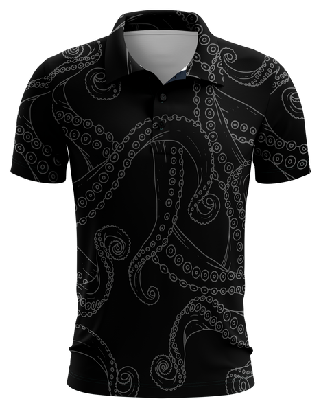 Tako Leg Inked Dri Fit Polo (Adult/Keiki)