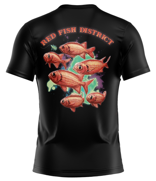 Red Fish District Dri Fit T-Shirt (Adult/Keiki)