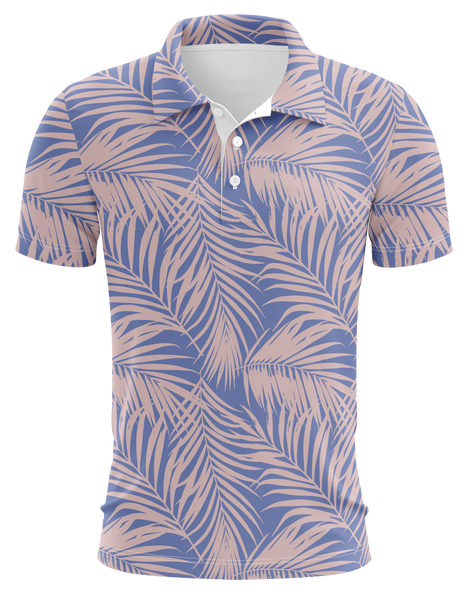 Palms Pink Dri Fit Polo (Adult/Keiki)