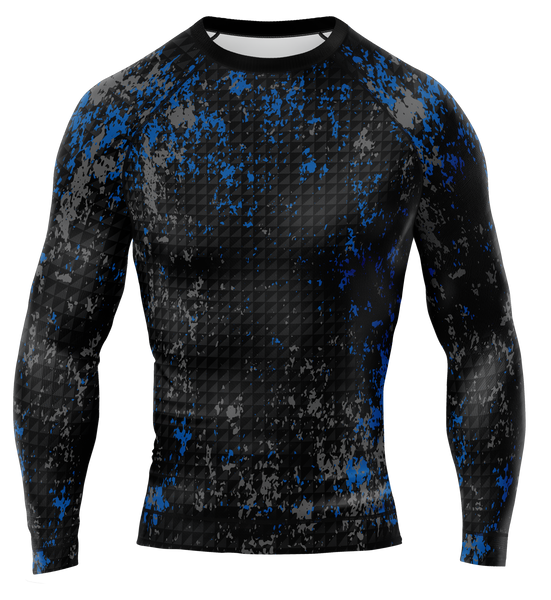 BJJ Wiwo’ole Blue Sport Rash Guard