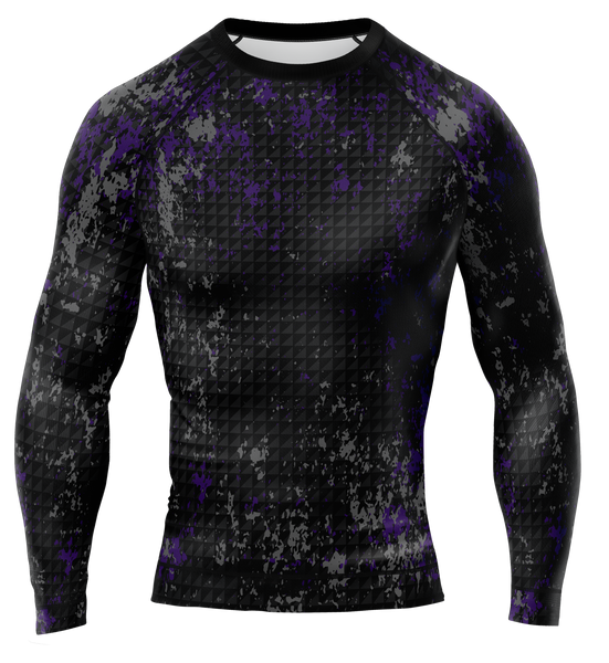 BJJ Wiwo’ole Purple Sport Rash Guard