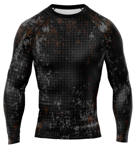 BJJ Wiwo’ole Brown Sport Rash Guard