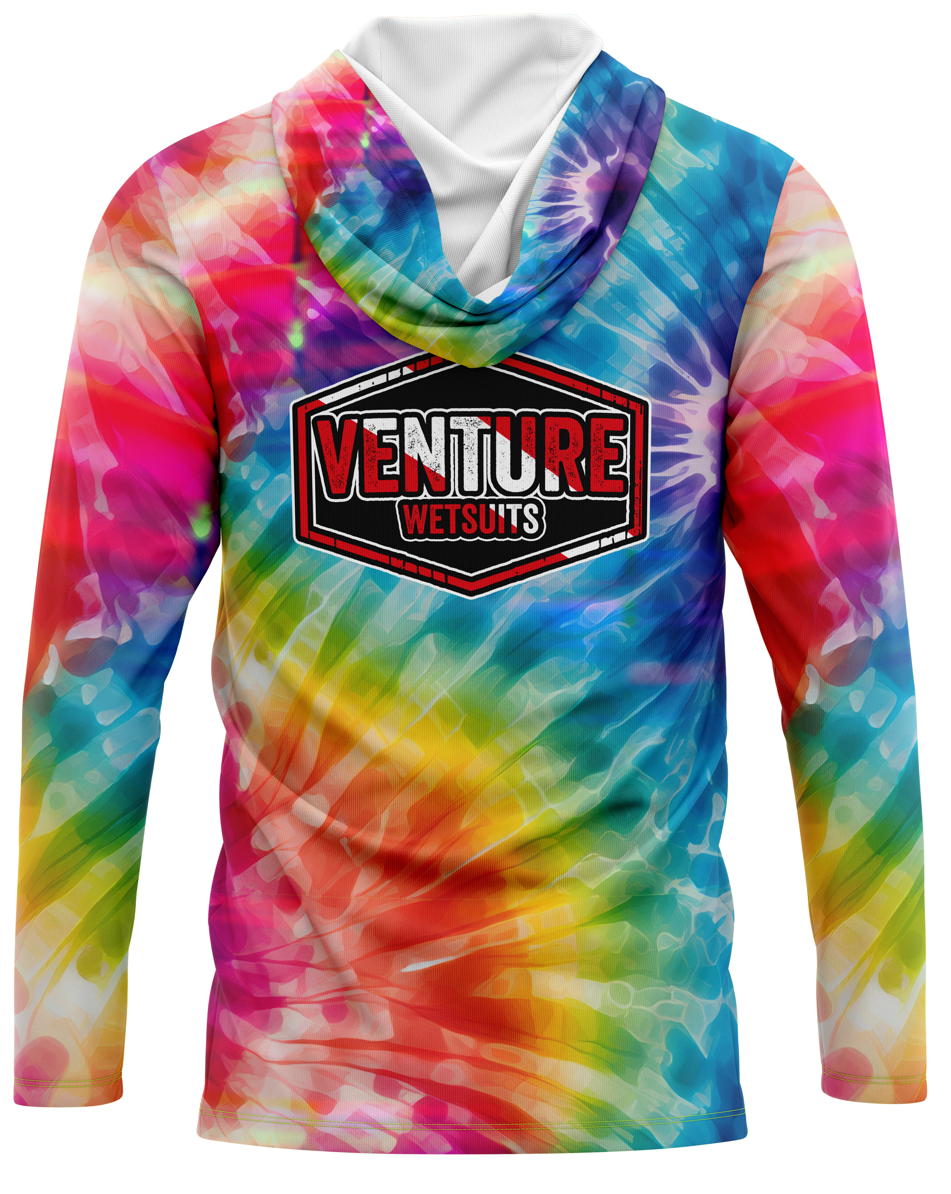 VW Retro Tie Dye Dri Fit Hoodie (Adult/Keiki) – Venture Wetsuits