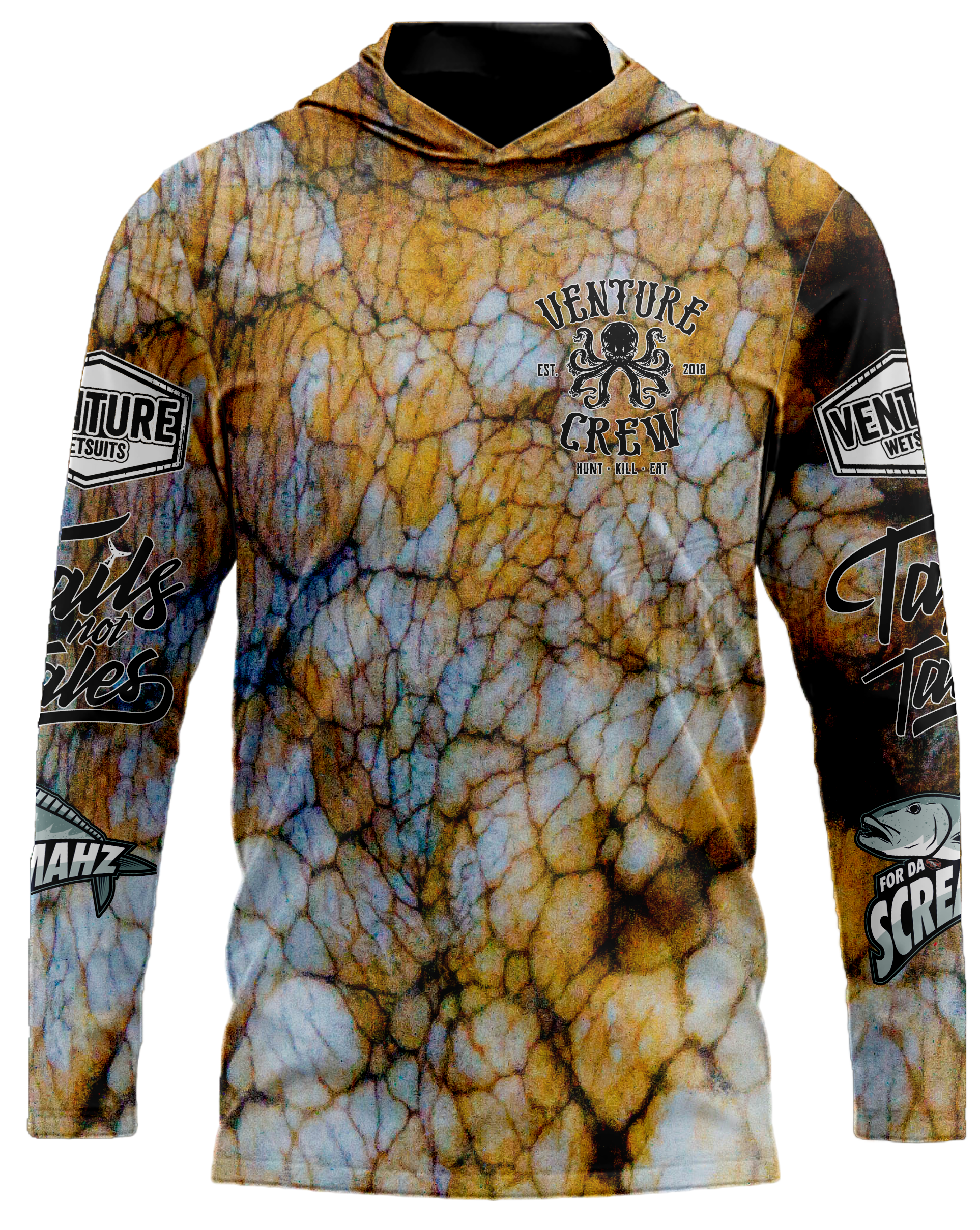 #505 ブライス アウトフィット 服 Blinky Tako Dri Fit Hoodie (Adult/Keiki) – Venture Wetsuits