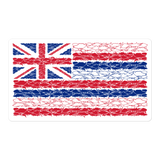 Hawaiian Fish Flag Sticker