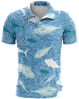 Chasing Ahi Blue Dri Fit Polo (Adult/Keiki)