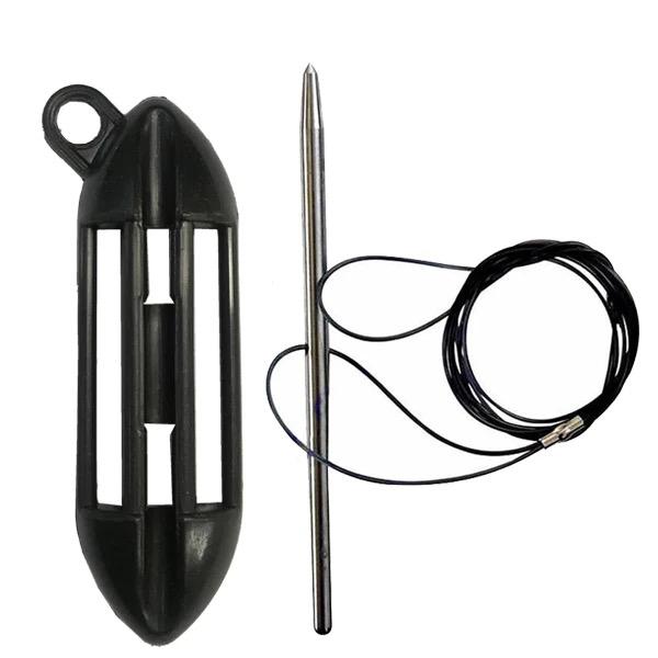 Fish Stringer w/ Dive Belt Holster (Black) – Venture Wetsuits